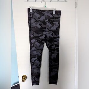 George Black and Gray Camouflage Leggings